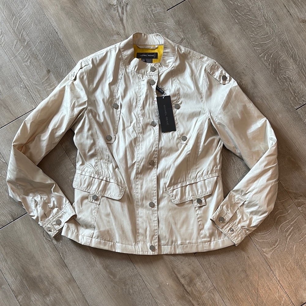 BNWT MICHEL RENE Lightweight Jacket Size 36 Women’s